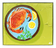 Load image into Gallery viewer, Crab on Pistachio
