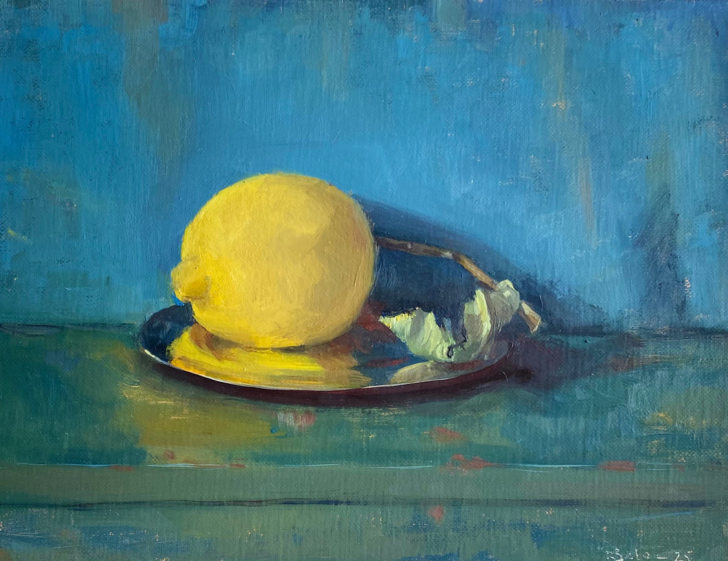 Silver Plate and Lemon