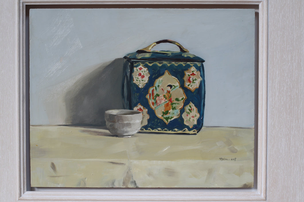 Tea Caddy and Japanese Cup