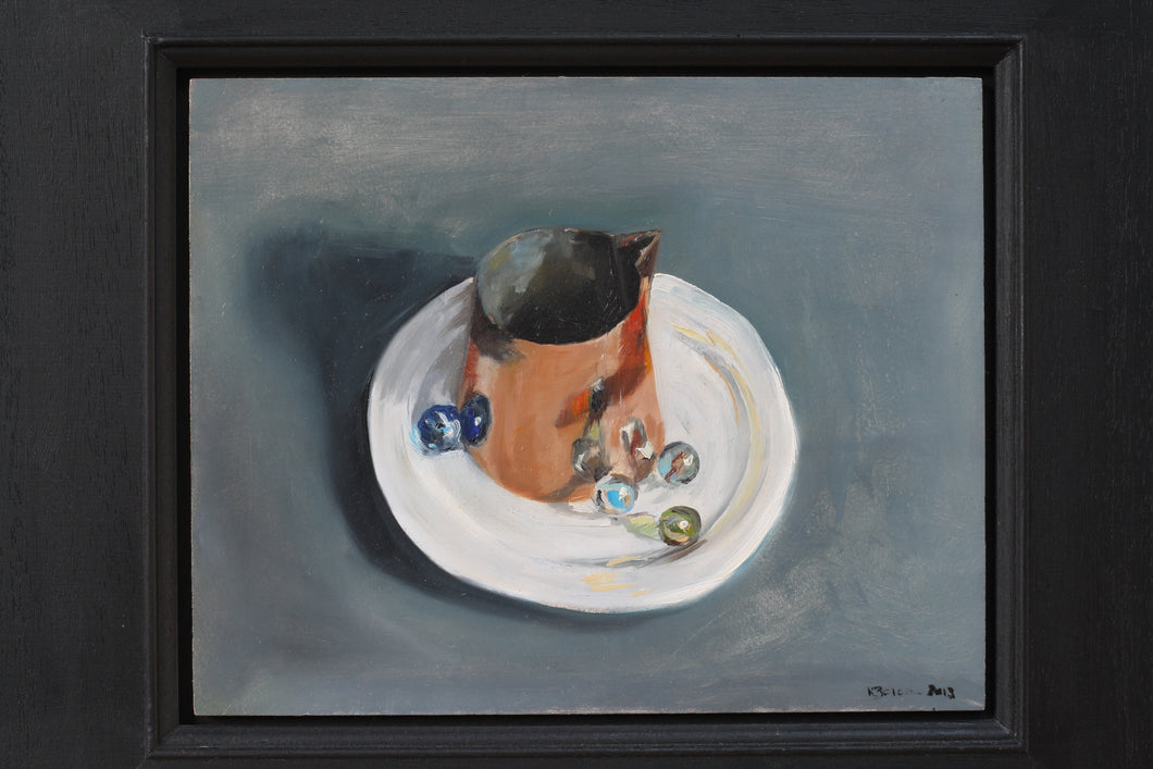 Copper Jug and Marbles