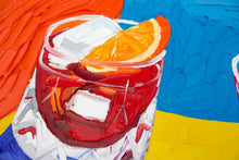 Load image into Gallery viewer, Negronis on Orange, Blue and Yellow

