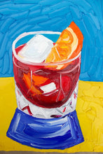 Load image into Gallery viewer, Negronis on Orange, Blue and Yellow
