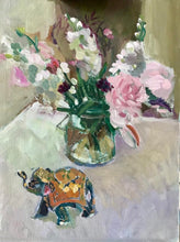 Load image into Gallery viewer, Elephant &amp; Peonies
