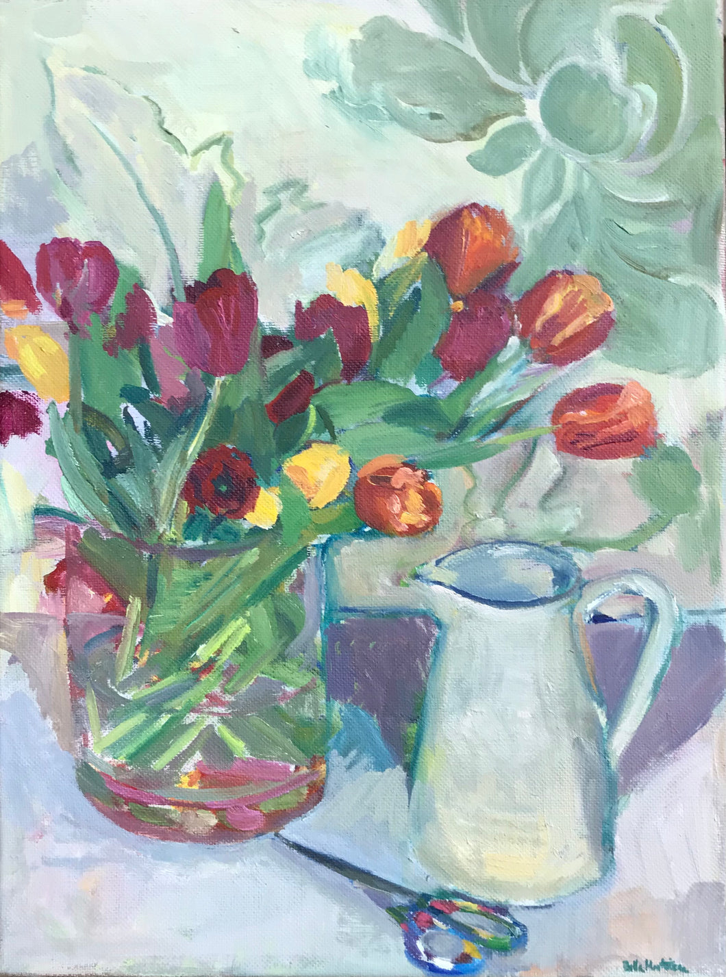 Tulips with Scissors
