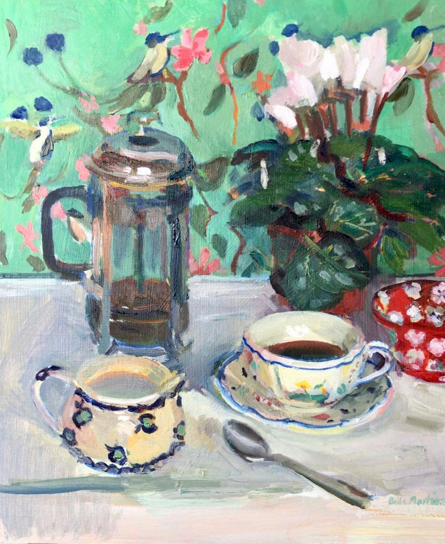 French Coffee Cup & Jug